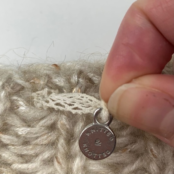 Anthropologie open knit Sweater Sunstitch S Sequin Pullover Open Knit - Picture 3 of 11